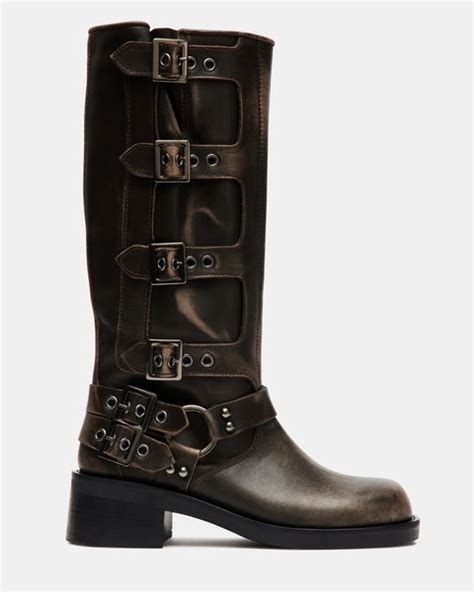 steve madden miu miu boots|steve madden rocky brown knee boots.